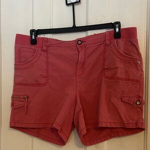 Maurices Coral Cargo Shorts for Women